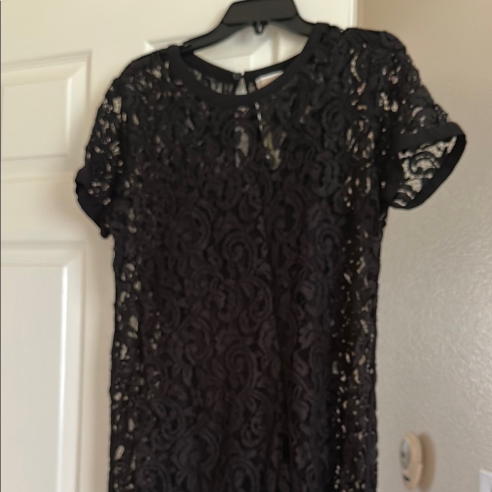 MICHAEL Michael Kors Black Sheath Mini Dress